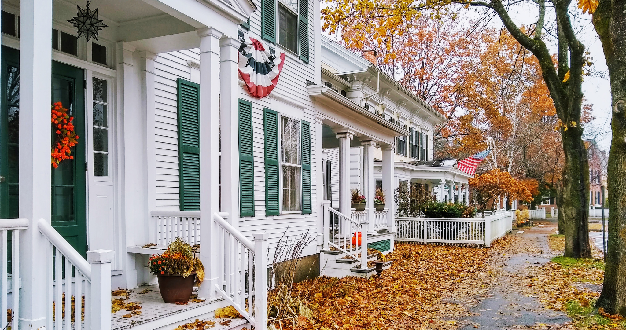 Autumn in Woodstock, Vermont. Courtesy of the State of Vermont.