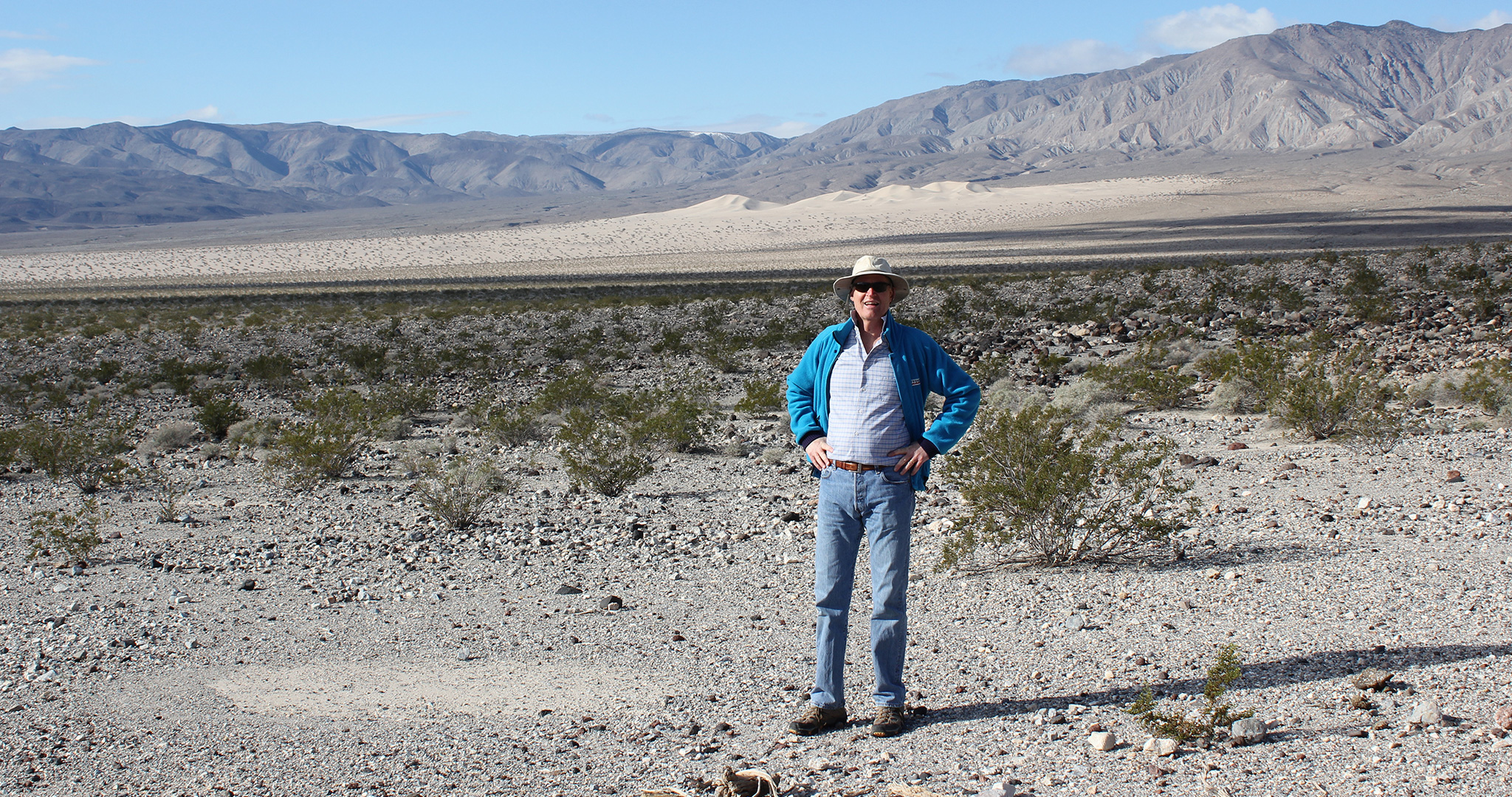 Richard Launder in Panamint Sand Dunes