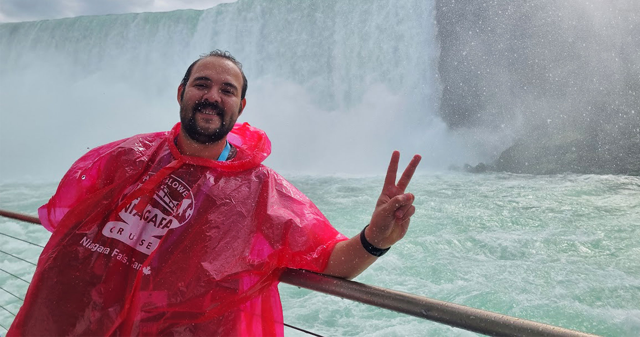 John Navarro on a Niagara Falls Cruise